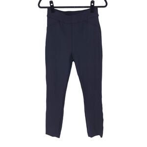 Spanx The Perfect Pant Ankle Back Seam Skinny Black Women's S Small